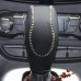 111Loncky Black Genuine Leather Car Gear Shift Knob Cover for Black Genuine Leather Gear Shift Knob Cover for 2012 2013 2014 2015 2016 Ford Focus / 2014-2016 Fiesta / 2013-2016 Fusion S,Fusion SE / 2013-2016 Escape C-Max / 2013-2016 Ford Transit Automatic