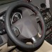 111Loncky Auto Custom Fit OEM Black Genuine Leather Steering Wheel Covers for Ford Focus 2 2005 2006 2007 2008 2009 2010 2011 Accessories