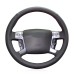 111Loncky Auto Custom Fit OEM Black Genuine Leather Steering Wheel Covers for Ford Mondeo Mk4 2007-2012 S-Max 2008 Accessories