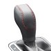 111Loncky Black Genuine Leather Custom Car Gear Shift Knob Cover for Ford Fusion Titanium 2013 2014 2015 2016 / Ford Edge 2015 2016 2017 Automatic Accessories