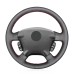 111Loncky Auto Custom Fit OEM Black Genuine Leather Car Steering Wheel Cover for Honda CRV CR-V 2002 2003 2004 2005 2006 Accessories