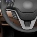 111Loncky Auto Custom Fit OEM Black Suede Leather Car Steering Wheel Cover for Honda CRV CR-V 2007 2008 2009 2010 2011 CRV Accessories