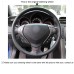 111Loncky Auto Custom Fit OEM Black Genuine Leather Car Steering Wheel Cover for Acura TL 2007 Acura TL Type-S 2007 Accessories