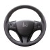 111Loncky Auto Custom Fit OEM Black Genuine Leather Car Steering Wheel Cover for Honda Spirior 2017 Accessories