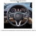 111Loncky Auto Custom Fit OEM Black Genuine Leather Car Steering Wheel Cover for Acura RDX 2018 2019 2020 Accessories