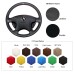 111Loncky Auto Custom Fit OEM Black Genuine Leather Car Steering Wheel Cover for Acura CL 1998-2003 MDX 2001-2002 Honda Accord 6 1998- 2002 Odyssey 1998-2001 Accessories