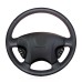 111Loncky Auto Custom Fit OEM Black Genuine Leather Car Steering Wheel Cover for Acura CL 1998-2003 MDX 2001-2002 Honda Accord 6 1998- 2002 Odyssey 1998-2001 Accessories