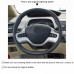 111Loncky Auto Custom Fit OEM Black Genuine Leather Car Steering Wheel Cover for Honda Civic 2006 2007 2008 2009 2010 2011 Honda Civic Accessories