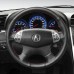 111Loncky Auto Custom Fit OEM Black Genuine Leather Car Steering Wheel Cover for Acura TL 2004 2005 2006 Accessories