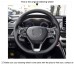 111Loncky Auto Custom Fit OEM Black Genuine Leather Car Steering Wheel Cover for Honda Accord 10 2018 2019 Insight 2019 Accessories
