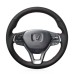 111Loncky Auto Custom Fit OEM Black Genuine Leather Car Steering Wheel Cover for Honda Accord 10 2018 2019 Insight 2019 Accessories