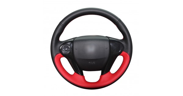 Loncky Auto Custom Fit Oem Black Red Genuine Leather Car