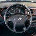 111Loncky Auto Custom Fit OEM Black Genuine Leather Car Steering Wheel Cover for Hyundai Sonata 1999 2000 2001 2002 2003 2004 2005 Accessories