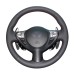 111Loncky Auto Custom Fit OEM Black Genuine Leather Car Steering Wheel Cover for Nissan Juke 370Z Sentra SV Maxima Infiniti FX35 FX37 FX50 QX70 Accessories