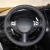 Loncky Auto Custom Fit OEM Black Genuine Leather Car Steering Wheel Cover for Nissan Juke 370Z Sentra SV Maxima Infiniti FX35 FX37 FX50 QX70 Accessories