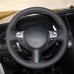 111Loncky Auto Custom Fit OEM Black Genuine Leather Car Steering Wheel Cover for Nissan Juke 370Z Sentra SV Maxima Infiniti FX35 FX37 FX50 QX70 Accessories