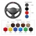 111Loncky Auto Custom Fit OEM Black Suede Leather Car Steering Wheel Cover for Nissan Juke 370Z Sentra SV Maxima Infiniti FX35 FX37 FX50 QX70 Accessories