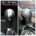 Loncky Black Genuine Leather Car Gear Shift Knob Cover for Black Genuine Leather Gear Shift Knob Cover for 2012 2013 2014 2015 2016 Ford Focus / 2014-2016 Fiesta / 2013-2016 Fusion S,Fusion SE / 2013-2016 Escape / 2013-2016 C-Max / 2013-2016 Ford Transit 