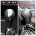 111Loncky Black Genuine Leather Car Gear Shift Knob Cover for Black Genuine Leather Gear Shift Knob Cover for 2012 2013 2014 2015 2016 Ford Focus / 2014-2016 Fiesta / 2013-2016 Fusion S,Fusion SE / 2013-2016 Escape / 2013-2016 C-Max / 2013-2016 Ford Transit 