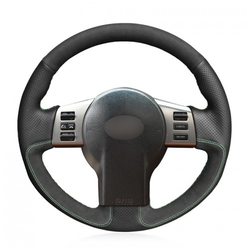 black lv steering wheel cover