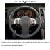 Loncky Auto Custom Fit OEM Black Genuine Leather Car Steering Wheel Cover for Infiniti FX35 Infiniti FX45 2003 2004 2005 2006 2007 2008 Nissan 350Z 2003 2004 2005 2006 2007 2008 2009 Accessories