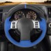 Loncky Auto Custom Fit OEM Black Blue Suede Leather Car Steering Wheel Cover for Infiniti FX35 Infiniti FX45 2003 2004 2005 2006 2007 2008 Nissan 350Z 2003 2004 2005 2006 2007 2008 2009 Accessories