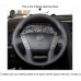 111Loncky Auto Custom Fit OEM Black Genuine Leather Car Steering Wheel Cover for Nissan Patrol 2011-2017 Armada 2013-2019 NV Cargo NV Passenger (US) 2012-2018 Titan 2013-2018 Infiniti QX56 2011-2013 QX80 2014-2019