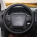111Loncky Auto Custom Fit OEM Black Genuine Leather Car Steering Wheel Cover for Jeep Compass Limited 2007 2008 2009 2010 Jeep Patriot Limited 2007 2008 2009 2010 Accessories