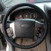 111Loncky Auto Custom Fit OEM Black Genuine Leather Steering Wheel Covers for 2003 2004 2005 2006 2007 2008 2009 Kia Sorento Accessories