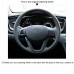 111Loncky Auto Custom Fit OEM Black Genuine Leather Steering Wheel Covers for Kia K5 2011 2012 2013 Kia Optima Accessories
