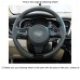 111Loncky Auto Custom Fit OEM Black Genuine Leather Steering Wheel Covers for Kia K5 2014-2015 Kia Optima 2014-2015 Accessories
