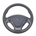 111Loncky Auto Custom Fit OEM Black Genuine Leather Steering Wheel Covers for Kia K3 2013-2018 Ceed Cee'd Cerato Forte Koup Forte5 2014-2018 Accessories