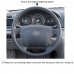 111Loncky Auto Custom Fit OEM Black Genuine Leather Steering Wheel Covers for Kia Carens 2007-2011 Rondo 2007-2010 Hyundai Entourage 2007-2008 Accessories