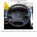 111Loncky Auto Custom Fit OEM Black Genuine Leather Steering Wheel Covers for Kia Cerato 2005 2006 2007 2008 2009 2010 2011 2012 Kia Spectra Spectra5 2004-2009 Accessories