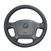 111Loncky Auto Custom Fit OEM Black Genuine Leather Steering Wheel Covers for Kia Cerato 2005 2006 2007 2008 2009 2010 2011 2012 Kia Spectra Spectra5 2004-2009 Accessories