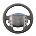 111Loncky Auto Custom Fit OEM Black Genuine Leather Car Steering Wheel Cover for Land Rover Old Range Rover Sport 2005 2006 2007 2008 Accessories 