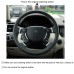 Loncky Auto Custom Fit OEM Black Genuine Leather Car Steering Wheel Cover for Land Rover Range Rover 2003 2004 2005 2006 2007 2008 2009 2010 2011 2012 Accessories 