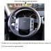 111Loncky Auto Custom Fit OEM Black Genuine Leather Car Steering Wheel Cover for Land Rover Discovery 3 2004 2005 2006 2007 2008 2009 Accessories