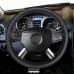 111Loncky Auto Custom Fit OEM Black Genuine Leather Steering Wheel Cover for Mercedes Benz M-Class ML350 ML500 ML550 GL-Class GL320 GL450 GL550 R-Class R320 R350 R500 Accessories