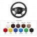 111Loncky Auto Custom Fit OEM Black Genuine Leather Steering Wheel Cover for Mercedes Benz M-Class ML350 ML500 ML550 GL-Class GL320 GL450 GL550 R-Class R320 R350 R500 Accessories