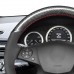 111Loncky Car Custom Fit OEM PU Carbon Fiber Steering Wheel Cover for Mercedes Benz W204 C-Class 2007-2010 C280 C230 C180 C260 C200 C300 Accessories