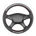 111Loncky Car Custom Fit OEM PU Carbon Fiber Steering Wheel Cover for Mercedes Benz W204 C-Class 2007-2010 C280 C230 C180 C260 C200 C300 Accessories