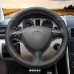 111Loncky Car Custom Fit OEM Black Genuine Leather Steering Wheel Cover for Mercedes Benz A-Class A160 A180 E-CELL 2009-2012 Accessories