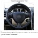 111Loncky Car Custom Fit OEM Black Genuine Leather Steering Wheel Cover for Mercedes Benz A-Class A160 A180 E-CELL 2009-2012 Accessories