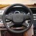 111Loncky Auto Custom Fit OEM Black Genuine Leather Steering Wheel Cover for Mercedes Benz E350 2010 2011 Mercedes Benz E550 Accessories