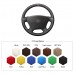 111Loncky Car Custom Fit OEM Black Genuine Leather Steering Wheel Cover for Mercedes-Benz W163 M-Class ML230 ML270 ML320 ML350 ML430 ML500 1997-2005 Accessories