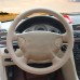 111Loncky Auto Custom Fit OEM Beige Genuine Leather Steering Wheel Covers for Mercedes Benz W210 E240 E63 E320 E280 2002-2005 Accessories