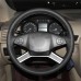 111Loncky Auto Custom Fit OEM Black Genuine Leather Steering Wheel Cover for Mercedes Benz GL320 GL350 GL450 GL550/Mercedes Benz ML350 ML550/Mercedes Benz R320 R350 Accessories