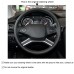 111Loncky Auto Custom Fit OEM Black Genuine Leather Steering Wheel Cover for Mercedes Benz GL320 GL350 GL450 GL550/Mercedes Benz ML350 ML550/Mercedes Benz R320 R350 Accessories