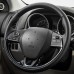 111Loncky Auto Custom Fit OEM Black Genuine Leather Car Steering Wheel Cover for Mitsubishi ASX 2016-2019 (EU) Mitsubishi Outlander 2015-2019 (EU) Mitsubishi Mirage 2016-2019 (EU) Mitsubishi Eclipse (Cross) 2017-2019 (EU)